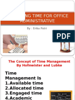 Managing Time for Office Administrative
