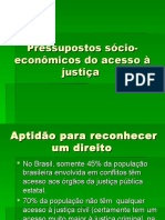 Pressupostos sócio-econômicos