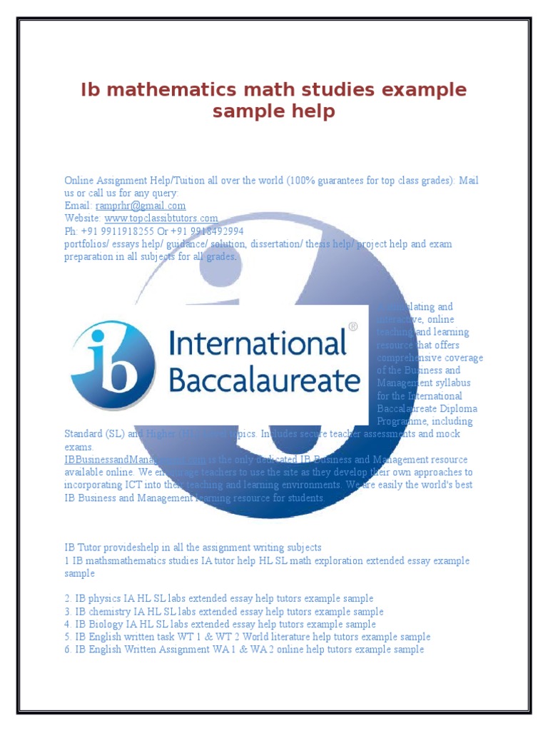 Ib extended essay world studies example