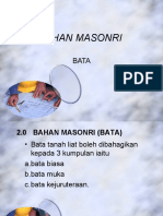 Bahan Masonri Bata