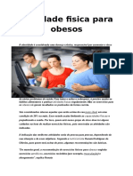 Atividade Fisica Para Obesos Trabalho de Educaçao Fisica