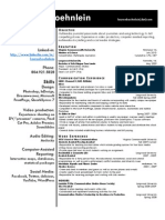 Boehnlein Resume