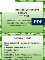 Manajemen Sumberdaya Hutan