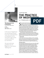 Practice of Meditation-A 12 Step Guide Leaflet PDF