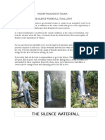 Hidden Paradise of Tolima The Silence Waterfall, Trail Light