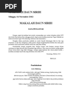 Download MAKALAH DAUN SIRIH by Sariatun Anil Husnia SN349411864 doc pdf