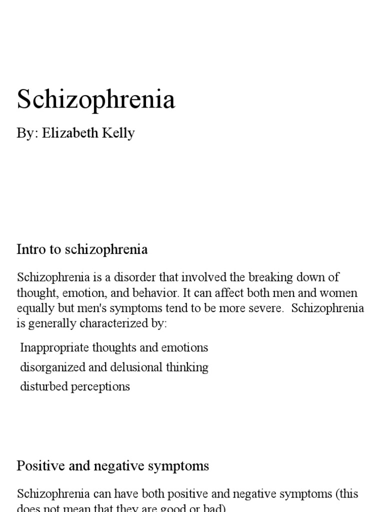 Schizophrenia PDF