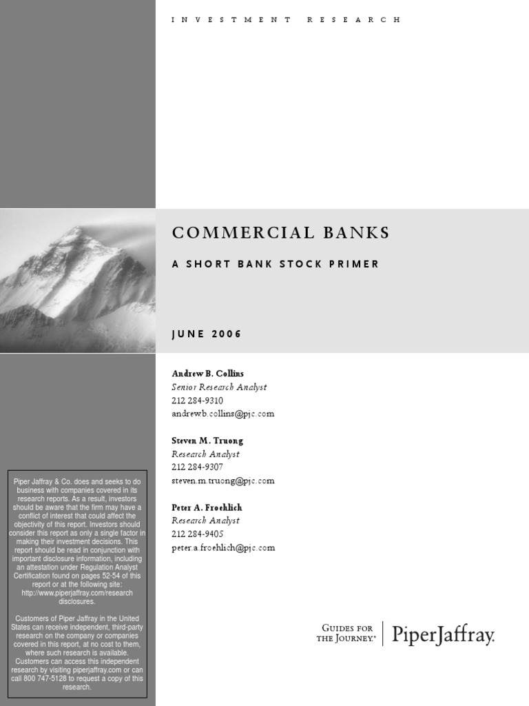 Jefferies Bank Primer Pdf Yield Curve Federal Reserve System