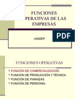 Funciones Operativas de Las Empresas