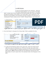 Add Milestone Dates To WBS Template