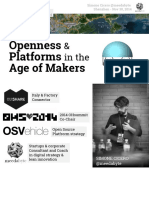 On The Role of Openness and Platforms in The Age of Makers - Simone Cicero - Szidf