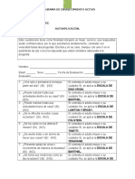 Evaluación funcional de adultos mayores