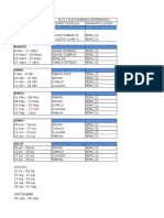 Horarios Utsi