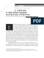 Crenças, valores e representações sociais da violencia - Maria Estela