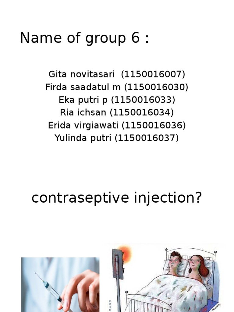 Effectiveness of Contraceptive Injections | PDF | Birth Control | Midwifery