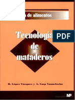 Tecnologia de Mataderos - R. Lopez Vazquez