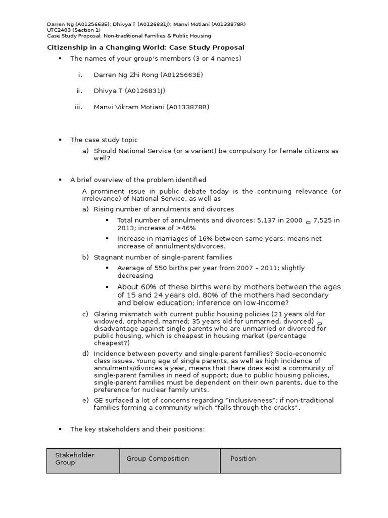 Family case studies examples image