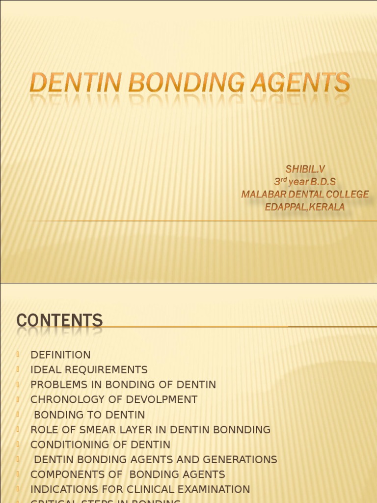 dentin etching.ppt Dental Composite Dentin