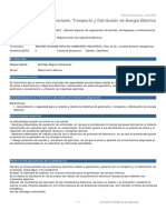 Sistemas de Generación, Transporte y Distribución de Energía Eléctrica