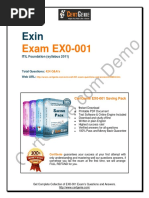 Exam EX0-001: ITIL Foundation (Syllabus 2011)