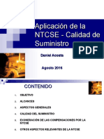 NTCSE - Calidad de Suministro