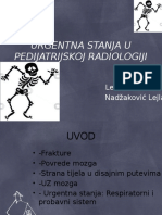 Urgentna Stanja U Pedijatrijskoj Radiologiji