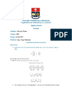 Transformaciones Lineales