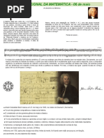 Dia Nacional da Matematica 2017 - Simetria na Musica - SESC Cidadania Goiânia-GO Profª Mara