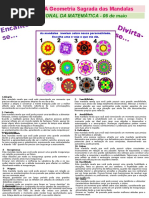 Dia Nacional da Matematica 2017 - Teste Mandalas - Profª Mara Sesc Cidadania Goiania-GO