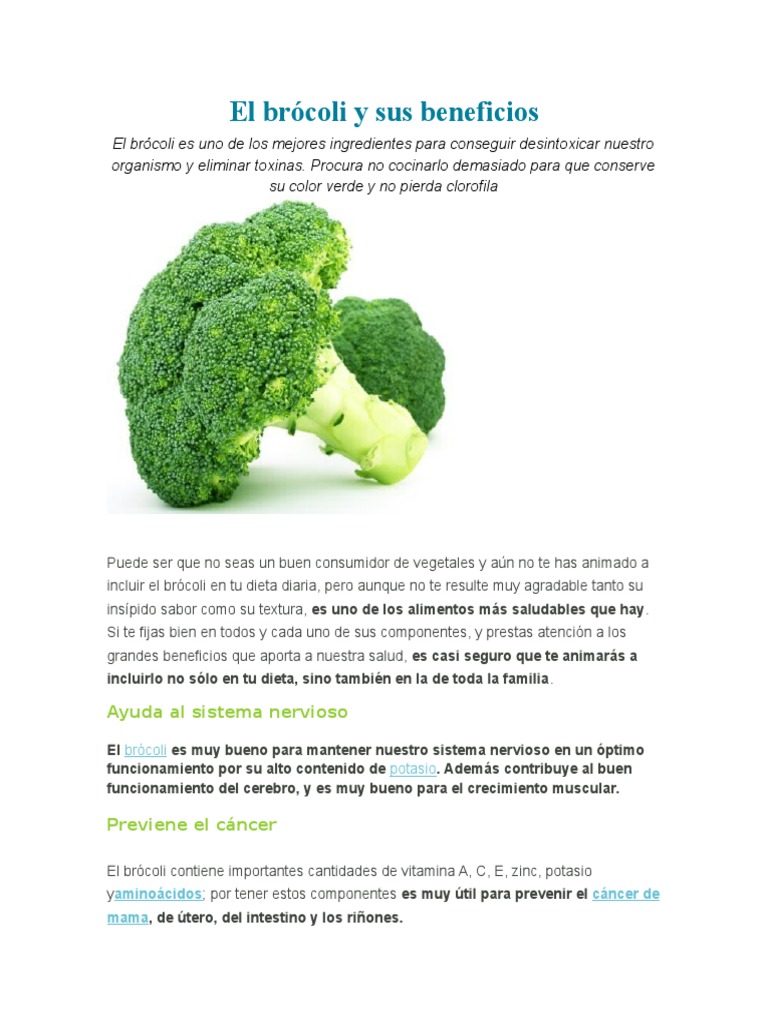 Alkanatur Chile - El #brócoli y sus beneficios alcalinos!! Toma