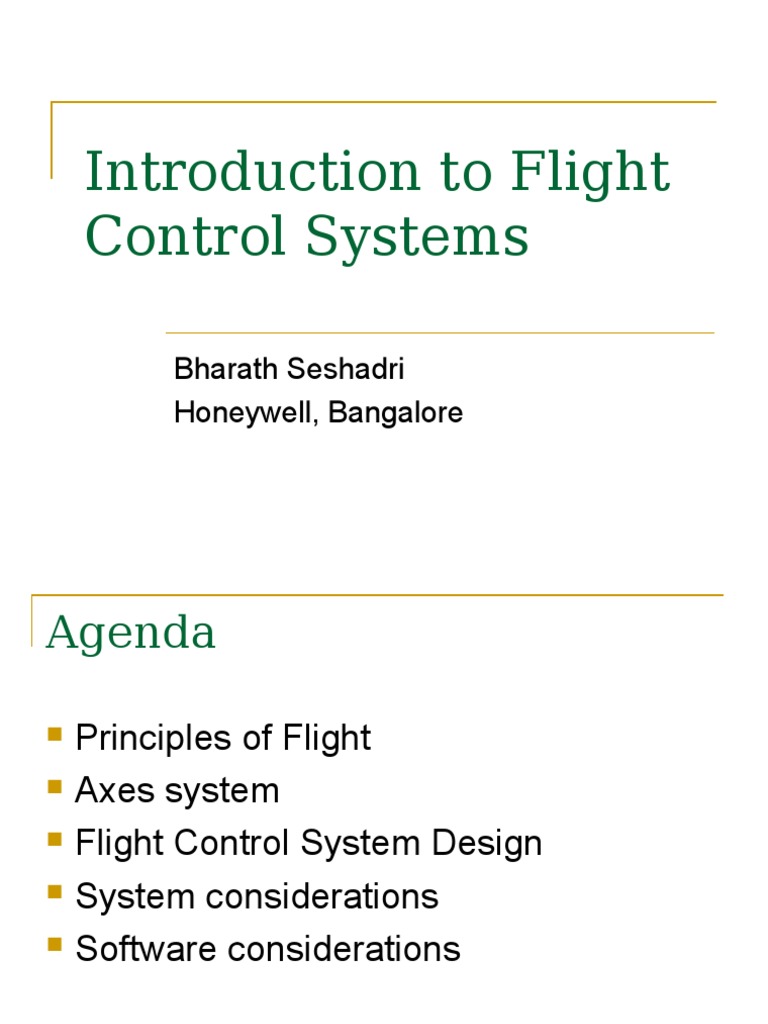 Introduction to Aircraft Flight Control | PDF | Aircraft Flight Control ...