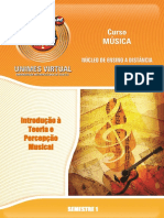 APOSTILA 352 - Introdução À Teoria e Percepção Musical PDF