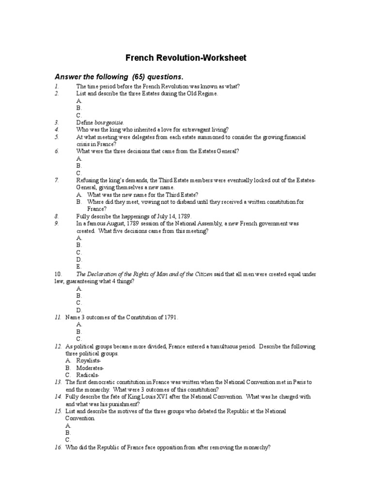 10-french-revolution-worksheet-pdf-napoleon-france