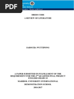 Dress Code A Review of Literature