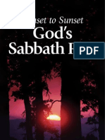 Sunset to Sunset: God's Sabbath Rest