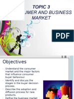 Chapter 3 - Marketing Consumer and Business Market