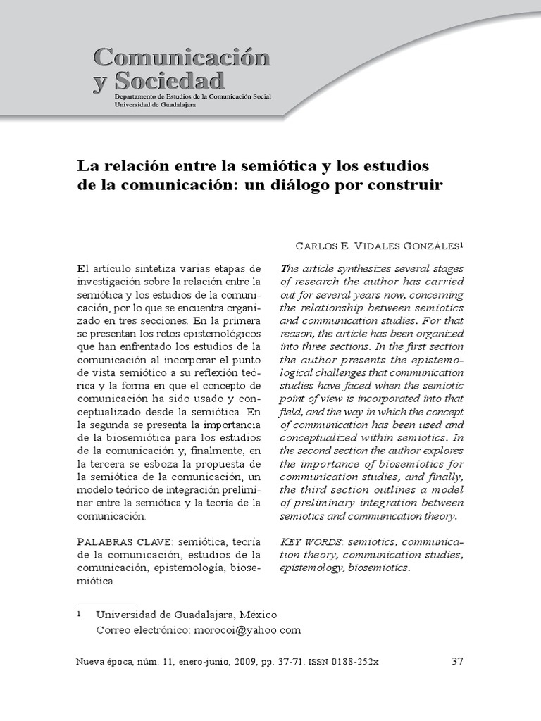 Comunicacion Y Sociedad Pdf Pdf