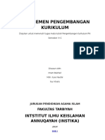 Makalah Manajemen Pengembangan Kurikulum