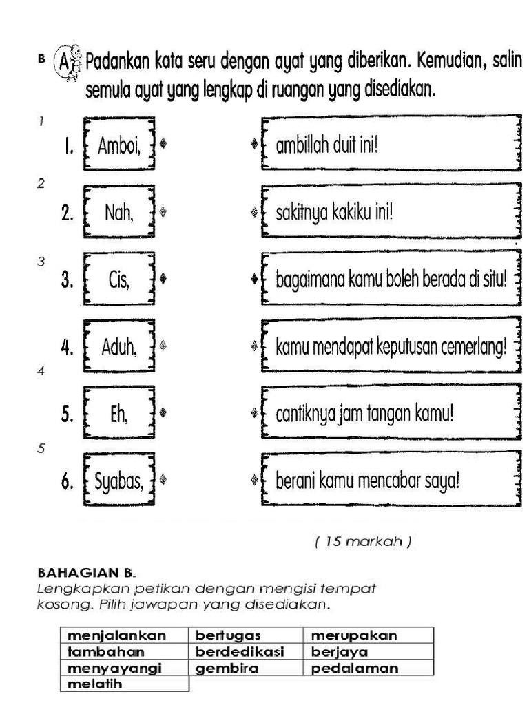 Latihan Bm Tahun 3 Pdf