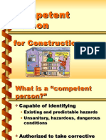 Competent Person for Construction
