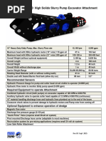 Excavator Dredge Pump Attachment Specs 10 Inch