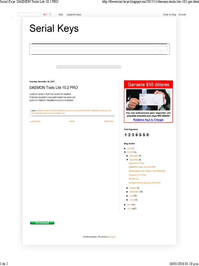 Serial Keys Daemon Tools Lite 10 World Wide Web Technology