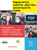 Demokratija Zaštite Okoliša U Bosni I Hercegovini: Posustajućim Hodom