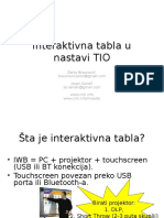 Interaktivna Tabla U Nastavi TIO