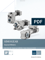 Simogear Motor Reduktori Katalog Na Engleskom PDF