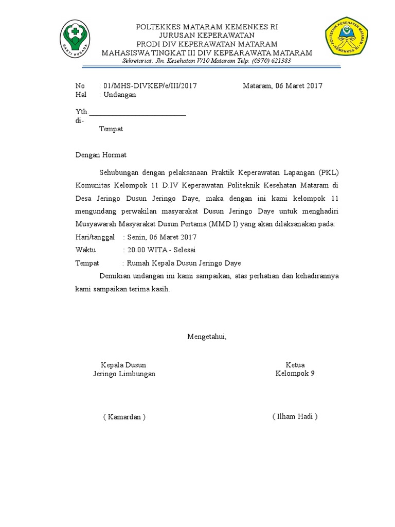 Surat Undangan Mmd 1