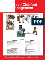Ponseti Clubfoot Management: Teaching Manual For Healthcare Providers in Uganda