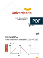 Física - Pré-Vestibular Universitário - UFRGS 2007