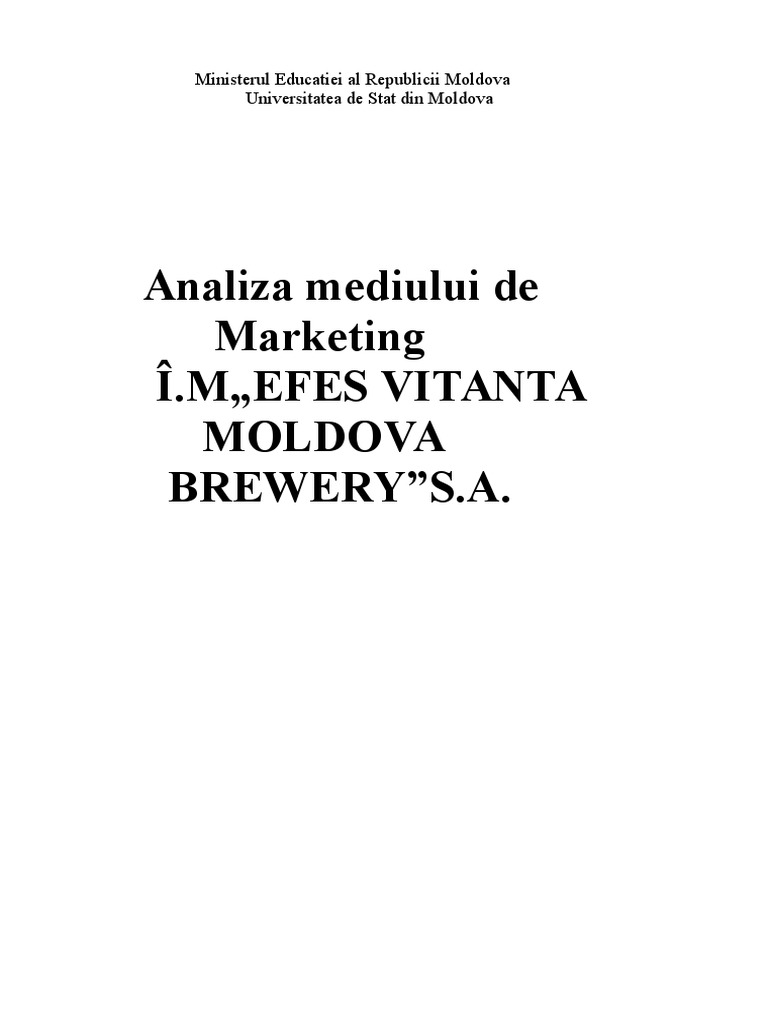 Analiza Mediului De Marketing La Vodafone Romania