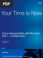 Cisco Interoperability With Microsoft